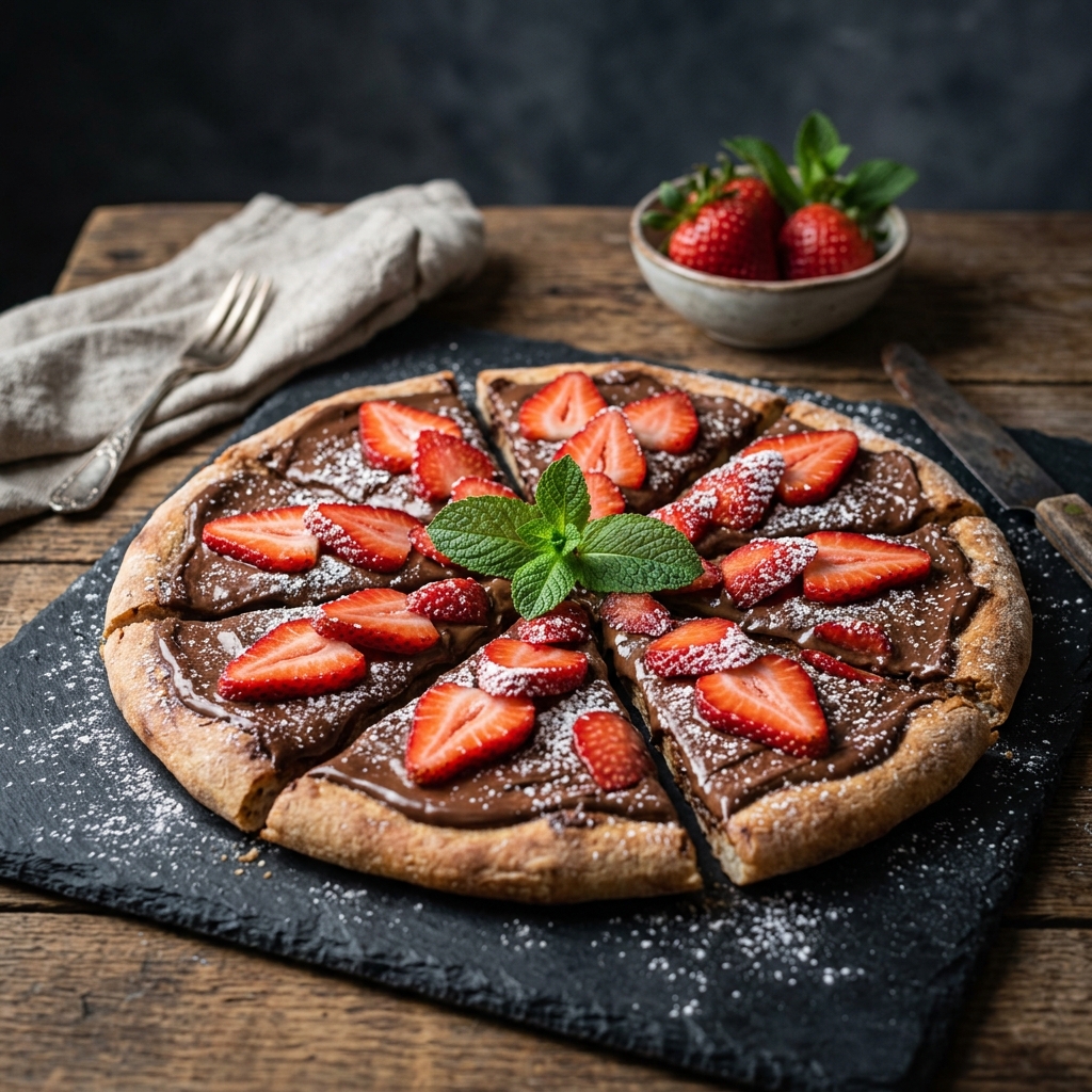 Pizza Doce de Chocolate